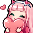 3712zerotwoheartlove Discord sticker | TFTSense.GG