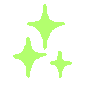 green_sparkle animated Discord emote from Fictoria