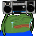 pepecryboombox animated Discord emote | The mycelium
