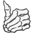 skeletonthumbsup custom emote | РПГ Секта | RPG Cult