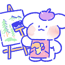 ArtistCafe_bunnyart custom emote | Artist Cafe