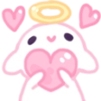 a_bunny_love Discord sticker from /Yozakura #400