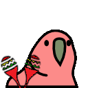 maracas_parrot animated Discord emote from ✦Sleepy Hollow✦