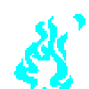 Ek_Cyan_Fire animated emote | Tambayan Ave.