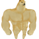 StrongDoge Discord sticker from Hunt