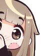 girla_peek_blush_cute Discord Emoji - azrael's harem 18+