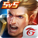 A blonde warrior with an intense, shouting expression from the game Arena of Valor.