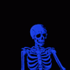 blue_skull animated GIF emoji from Eagle Community