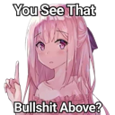 bullshitabove Discord sticker from Rabbit Hole