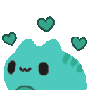 844122tealblob animated Discord emote | gay