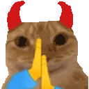 catdevil animated emote | Heart.exe