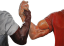 epichandshake Discord sticker from Autism Mansion