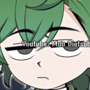 Anime character with green hair looking down with heavy eyelids and a bored, unimpressed expression.
