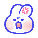 ArtistCafe_bunnyangry Discord Emoji - Artist Cafe