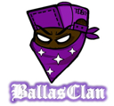 A stylized character wearing a purple cap and a star-patterned purple bandana looks forward with a serious expression.