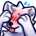 Wolf_blush250 Discord sticker | ᛭Ͽ⛈Storm Bringers⛈Ͽ᛭