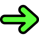 arrowgreen Discord sticker from Shark Earnings: Earn Money & Rewards