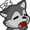 wolf_yawn Discord Emoji | Trophy's Paradise
