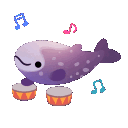 g_rfish animated emote from 🎤 Riff-Off | Singing, Games, Daily Events, Community