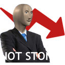 NotStonks Discord sticker | Absolute Fansub