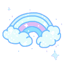 3585bluetintedrainbow animated Discord emote | 𝒂𝒖𝒓𝒂