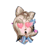 LuxLovie animated Discord emote | ⋆˚𝜗 night owls 𝜚˚⋆