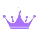 Crown_Purple animated GIF emoji | #- thunder community