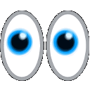 eyeyes animated emote from Popcorn Server