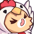 GatoGallina custom emote from ᑕᕼIᒪᒪ 乙OᑎE 🦋 || ᑕᕼIᒪᒪ ᑕOᗰᗰᑌᑎITY