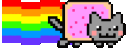 nyancat animated emote | Red Wolf