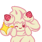 AlcremieWink animated Discord emote - CobbleTech