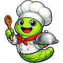 Cooking Discord sticker - WORM