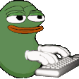 bean_pepetypin animated GIF emoji - NitroLoot | Free Nitro Giveaways &  Community