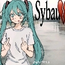 Hatsune Miku with blue twin-tails giving a double middle finger gesture.