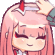 ZeroTwo_clapping animated GIF emoji - ⛩ Anime Lovers: Anime ・Manga ・Games