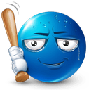 be_blueholdingbat Discord Emoji - 🔹 BlueCord 🔹