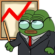pepe_prof_stonks Discord sticker | Bitplay