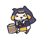 714804inabonk animated Discord emote from Study Space