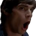 Man with his mouth wide open in a look of extreme shock and excitement.
