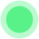 Green circle representing an online status.