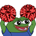 Peepo_Cheer animated GIF emoji | 10 Sets Of Failure🏋🏽