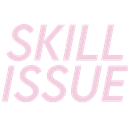 skillissue Discord sticker from Luminous Lounge