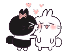 OC_BunnyKiss animated emote from ʚꕥ∞:♡.｡ Our Cottage ｡.♡:∞ꕥɞ