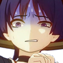 Scaramouche from Genshin Impact looking disgusted and shocked with a pained expression.