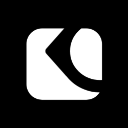 Oreon symbol featuring a white abstract geometric shape on a black background.