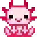 axolotl_wave animated GIF emoji | The Astral Hearth