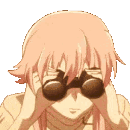 YunoConcernedStalk animated GIF emoji from Yuno's Basement [Yuno]