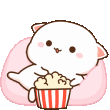 NyasPopcorn animated Discord emote - Octagram