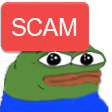 PepeScam Discord sticker from NitroLoot | Free Nitro Giveaways &  Community