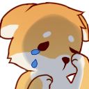 shiba_sad Discord sticker from || mongrel mutts